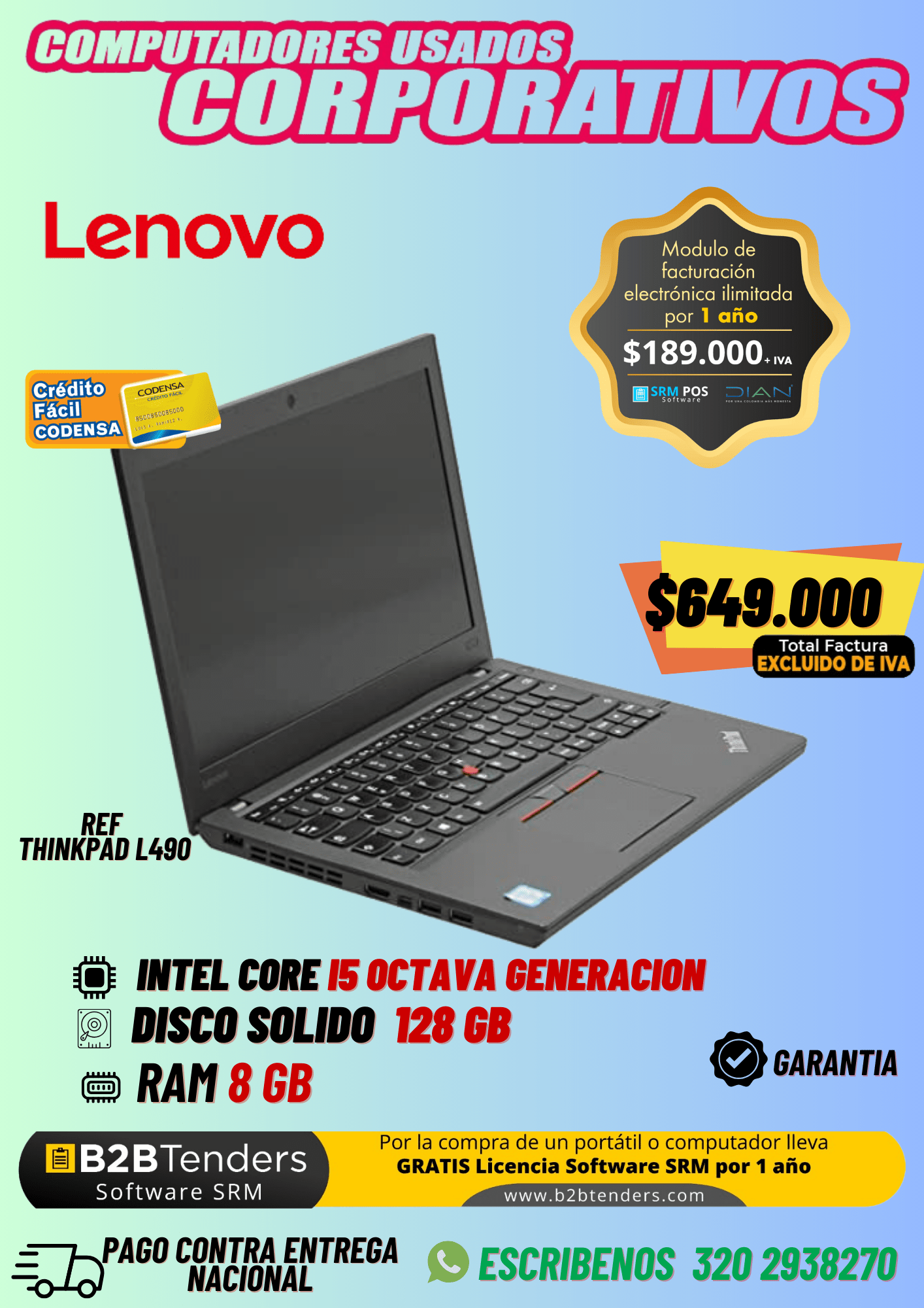 Lenovo Thinkpad L490